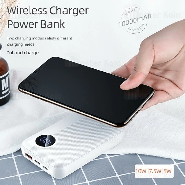 پاوربانک وایرلس 10000 راک Rock RMP0409 Mini Power Bank فست شارژ QC3.0