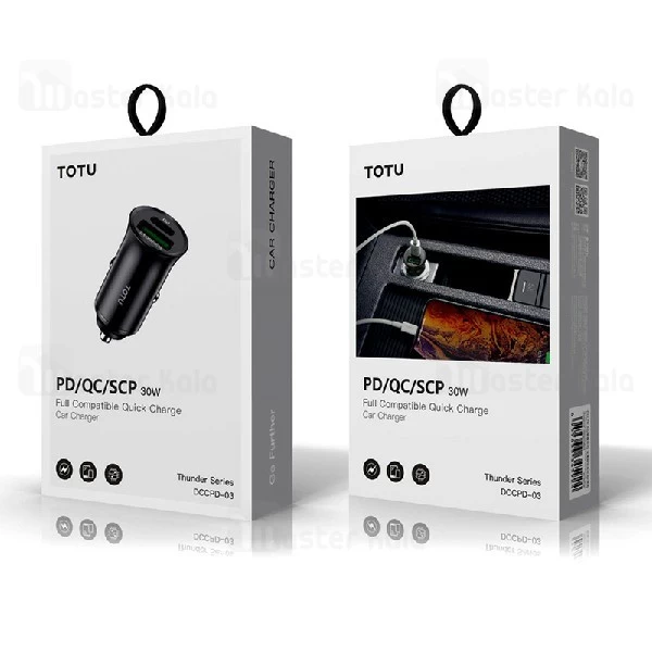 شارژر فندکی فست شارژ توتو TOTU DCCPD-03 Car Charge QC3.0 توان 5 آمپر