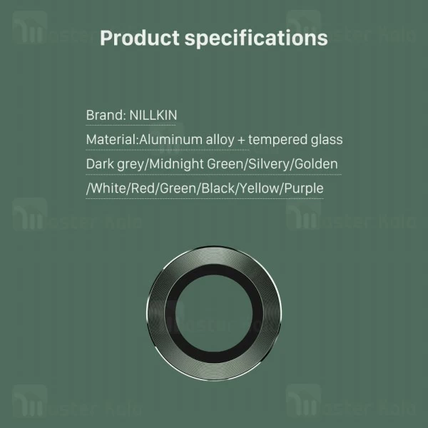 محافظ لنز دوربین فلزی نیلکین آیفون Apple iPhone 11 Pro / 11 Pro Max Nillkin CLRFilm Camera 