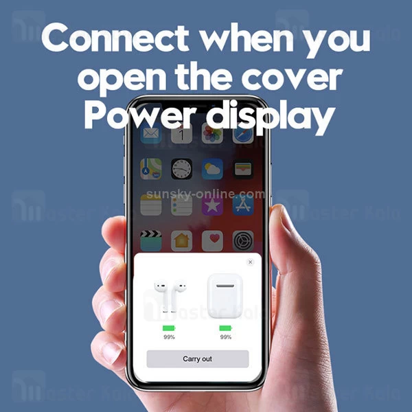 هدست بلوتوث دوتایی Joyroom T Series JR-T03S مناسب آیفون و اندروید