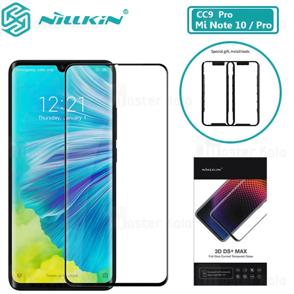 گلس نیلکین Xiaomi Mi CC9 Pro / Mi Note 10 / Pro Nillkin 3D DS+ Max Glass Screen