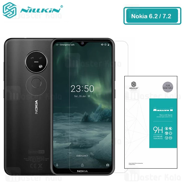 محافظ صفحه نمایش شیشه ای نیلکین نوکیا Nokia 7.2 / 6.2 Nillkin H Glass