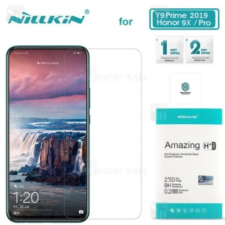 محافظ صفحه شیشه ای نیلکین هواوی Huawei Y9s / Y9 Prime 2019 / Honor 9x / 9x Pro Nillkin H+ Pro