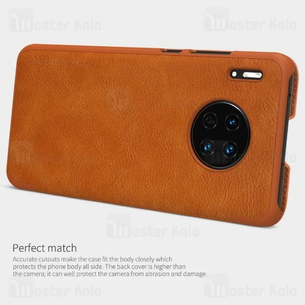 کیف چرمی هوشمند نیلکین هواوی Huawei Mate 30 Nillkin Qin Leather Case