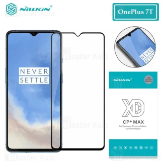 محافظ صفحه شیشه ای تمام صفحه تمام چسب نیلکین OnePlus 7T XD CP+ Max