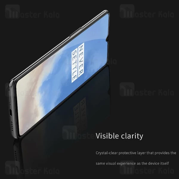 محافظ صفحه شیشه ای تمام صفحه تمام چسب نیلکین OnePlus 7T XD CP+ Max
