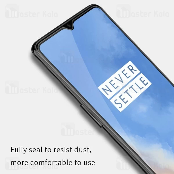 محافظ صفحه شیشه ای تمام صفحه تمام چسب نیلکین OnePlus 7T XD CP+ Max