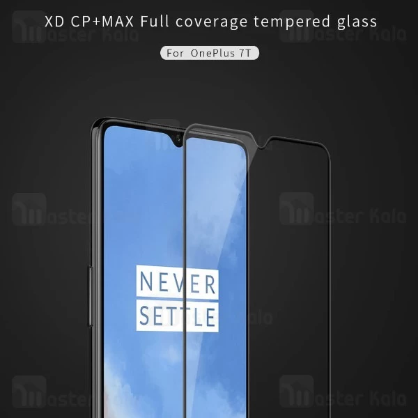 محافظ صفحه شیشه ای تمام صفحه تمام چسب نیلکین OnePlus 7T XD CP+ Max
