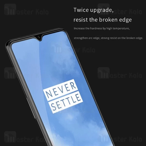 محافظ صفحه شیشه ای تمام صفحه تمام چسب نیلکین OnePlus 7T XD CP+ Max