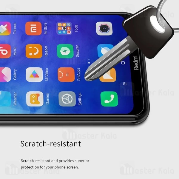 محافظ صفحه شیشه ای تمام صفحه تمام چسب نیلکین Xiaomi Redmi Note 8T XD CP+ Max