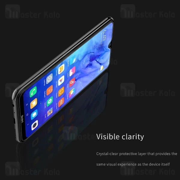 محافظ صفحه شیشه ای تمام صفحه تمام چسب نیلکین Xiaomi Redmi Note 8T XD CP+ Max