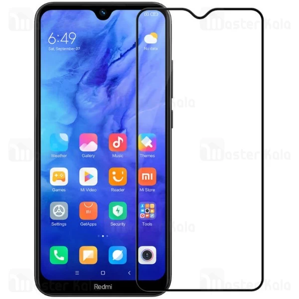 محافظ صفحه شیشه ای تمام صفحه تمام چسب نیلکین Xiaomi Redmi Note 8T XD CP+ Max