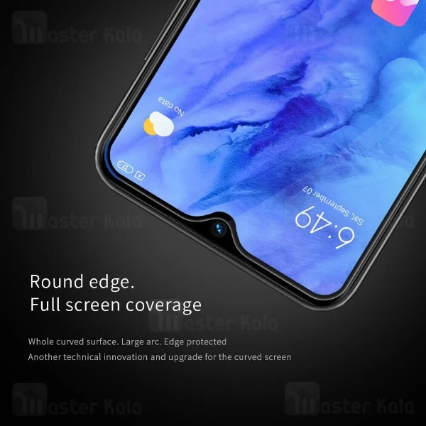 محافظ صفحه شیشه ای تمام صفحه تمام چسب نیلکین Xiaomi Redmi Note 8T XD CP+ Max