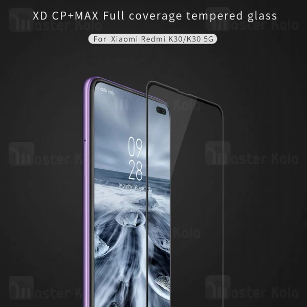 گلس تمام صفحه نیلکین Xiaomi Redmi K30 Nillkin XD CP+ Max Glass