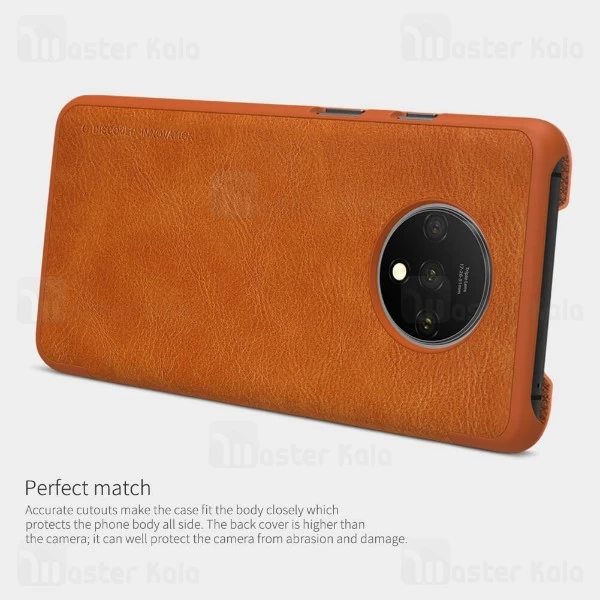 کیف چرمی نیلکین وان پلاس OnePlus 7T Nillkin Qin Leather Case
