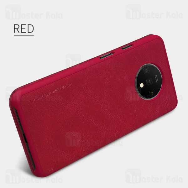 کیف چرمی نیلکین وان پلاس OnePlus 7T Nillkin Qin Leather Case
