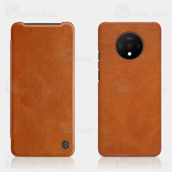 کیف چرمی نیلکین وان پلاس OnePlus 7T Nillkin Qin Leather Case