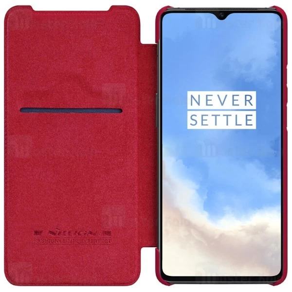 کیف چرمی نیلکین وان پلاس OnePlus 7T Nillkin Qin Leather Case