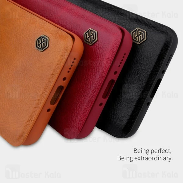کیف چرمی نیلکین وان پلاس OnePlus 7T Pro Nillkin Qin Leather Case