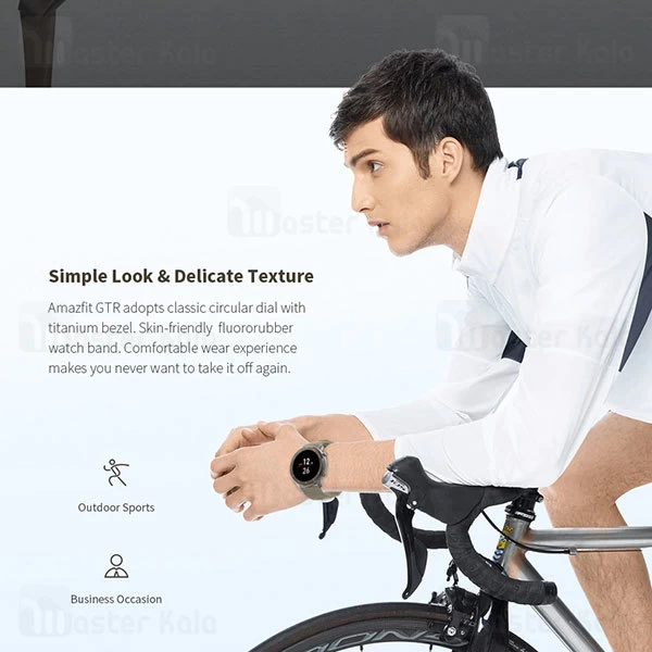 ساعت هوشمند شیائومی Xiaomi AmazFit GTR Titanium 47mm Smart Band نسخه گلوبال