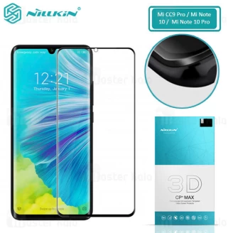 محافظ صفحه شیشه ای تمام صفحه نیلکین Xiaomi Mi CC9 Pro / Mi Note 10 / Mi Note 10 Pro 3D CP+ Max