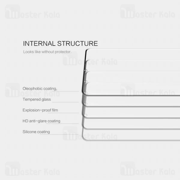 محافظ صفحه شیشه ای تمام صفحه نیلکین Xiaomi Mi CC9 Pro / Mi Note 10 / Mi Note 10 Pro 3D CP+ Max