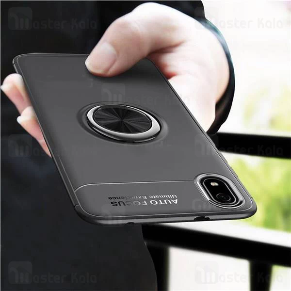 قاب ژله ای طرح چرم انگشتی Xiaomi Redmi 7A AutoFocus Magnetic Ring