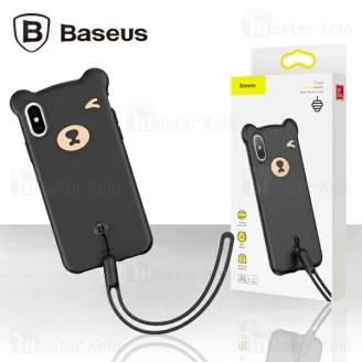 قاب فانتزی بیسوس آیفون Apple iPhone XS Max Baseus Bear Silicone WIAPIPH65-BE08