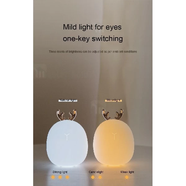 چراغ خواب بیسوس Baseus Deer Night Light ACYLU-02 طرح گوزن