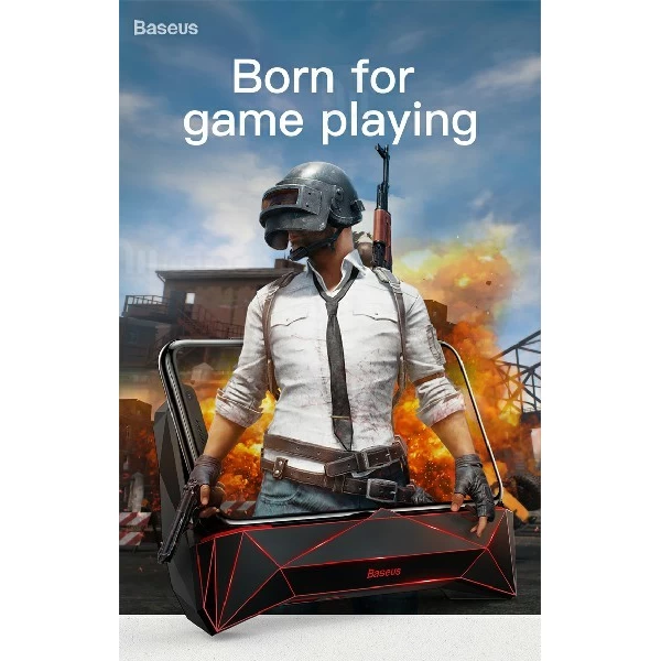 دسته بازی و هولدر فن دار بیسوس Baseus Magic-Monster Games Dissipate-heat Hand Handle ACSR-MS01