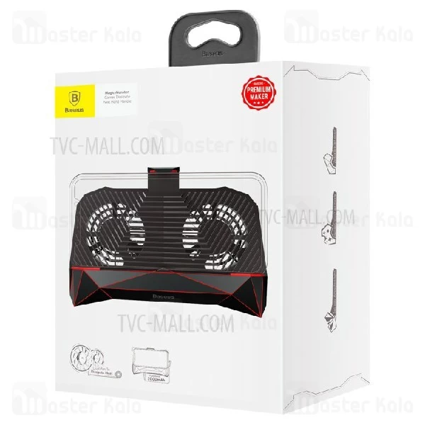 دسته بازی و هولدر فن دار بیسوس Baseus Magic-Monster Games Dissipate-heat Hand Handle ACSR-MS01