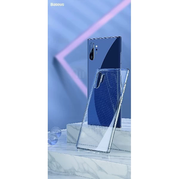 قاب ژله ای سامسونگ Samsung Galaxy Note 10 Plus Baseus Simple Clear Jelly ARSANOTE10P-02
