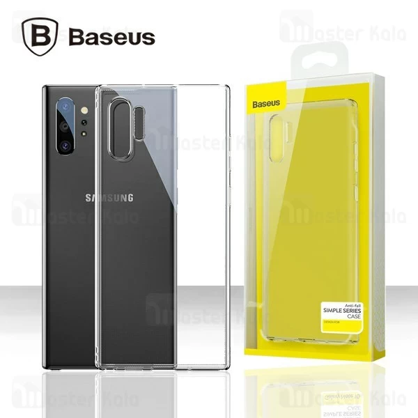 قاب ژله ای سامسونگ Samsung Galaxy Note 10 Plus Baseus Simple Clear Jelly ARSANOTE10P-02