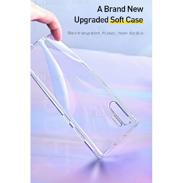 قاب ژله ای سامسونگ Samsung Galaxy Note 10 Plus Baseus Simple Clear Jelly ARSANOTE10P-02
