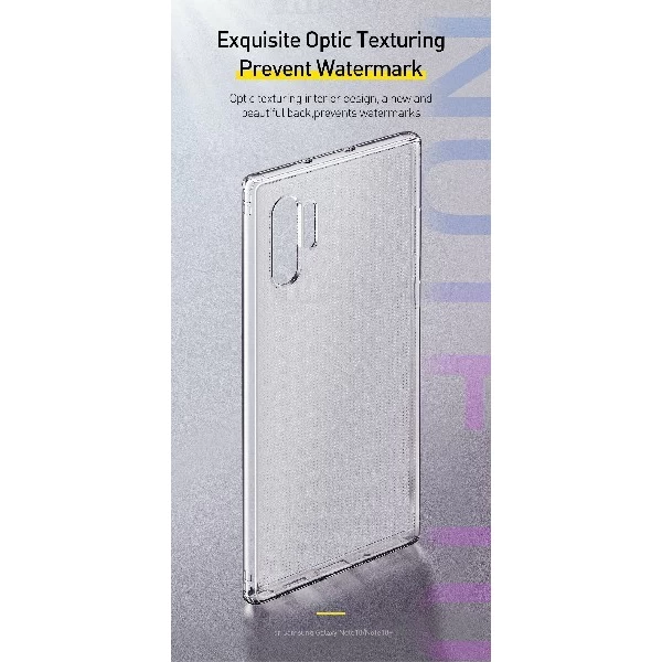 قاب ژله ای سامسونگ Samsung Galaxy Note 10 Plus Baseus Simple Clear Jelly ARSANOTE10P-02
