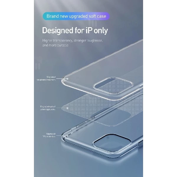 قاب ژله ای آیفون بیسوس Apple iPhone 11 Pro Baseus Simplicity ARAPIPH58S-02