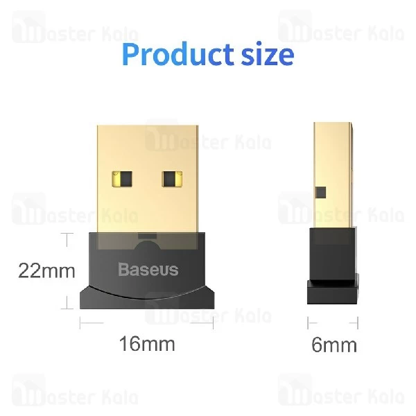 دانگل بلوتوث USB ورژن 4.0 بیسوس Baseus Wireless Adaptors For Computers CCALL-BT01
