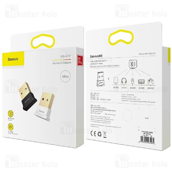 دانگل بلوتوث USB ورژن 4.0 بیسوس Baseus Wireless Adaptors For Computers CCALL-BT01