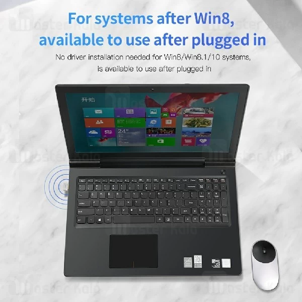 دانگل بلوتوث USB ورژن 4.0 بیسوس Baseus Wireless Adaptors For Computers CCALL-BT01