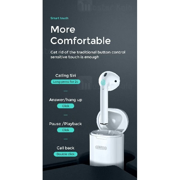 هدست بلوتوث طرح ایرپاد جویروم Joyroom JR-SP1 SP Earbud طراحی تک گوش