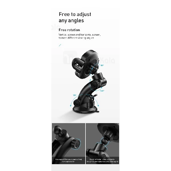 هولدر و شارژر وایرلس 10 وات Mcdodo CH-610 Wireless Charger ابعاد 4 تا 6.5 اینچ