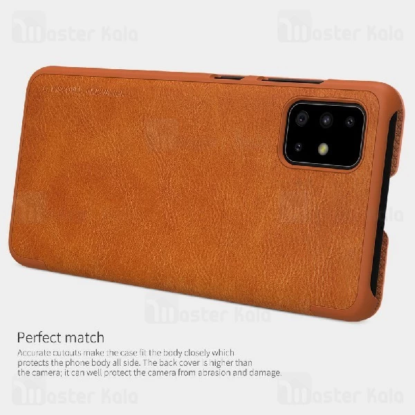 کیف چرمی نیلکین سامسونگ Samsung Galaxy A71 Nillkin Qin Leather Case