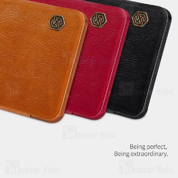 کیف چرمی نیلکین سامسونگ Samsung Galaxy Note 10 Lite Nillkin Qin Leather Case