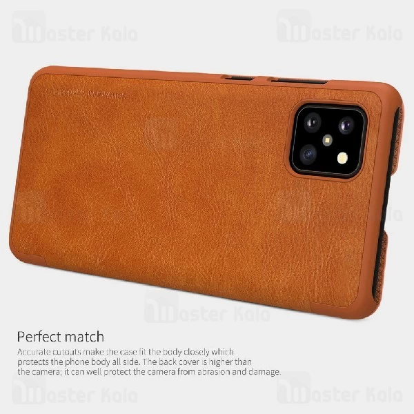 کیف چرمی نیلکین سامسونگ Samsung Galaxy Note 10 Lite Nillkin Qin Leather Case