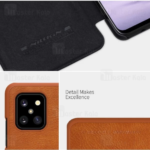 کیف چرمی نیلکین سامسونگ Samsung Galaxy Note 10 Lite Nillkin Qin Leather Case