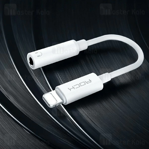 کابل تبدیل لایتنینگ به پورت AUX راک Rock RCB0665 Audio Adapter Cable