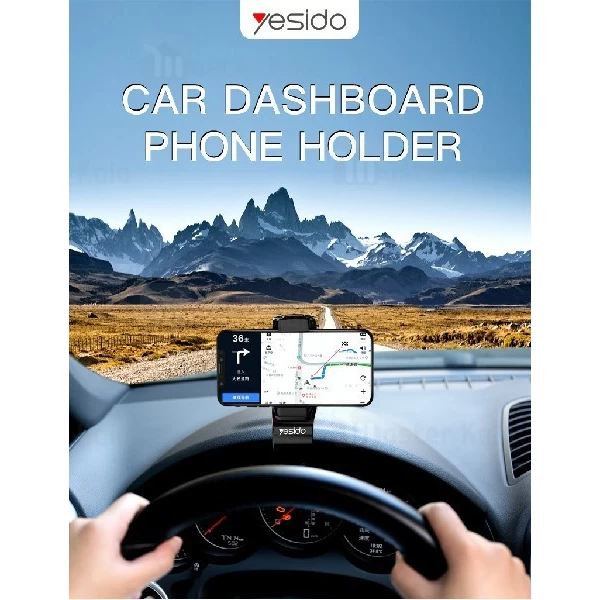 پایه نگهدارنده و هولدر یسیدو Yesido C65 Dashboard Holder مناسب 4 تا 6.5 اینچ