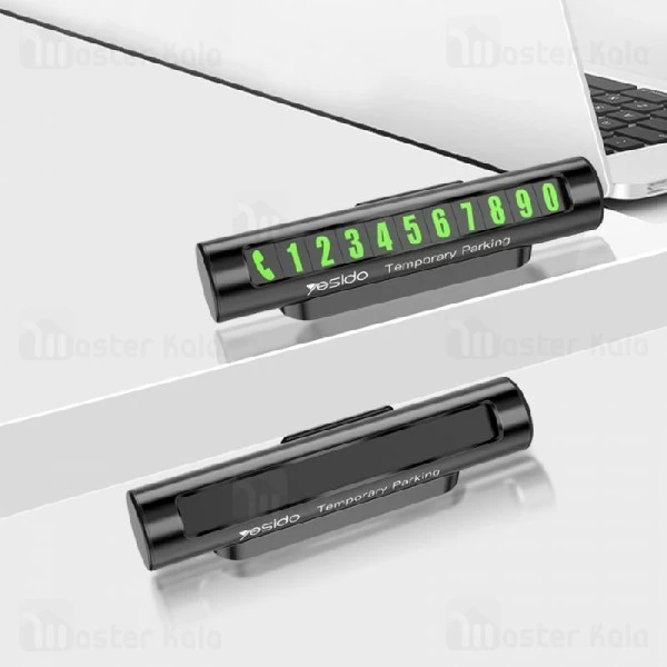 هولدر کارت پارکینگ یسیدو Yesido C68 Number Card Holder با اعداد شبرنگ
