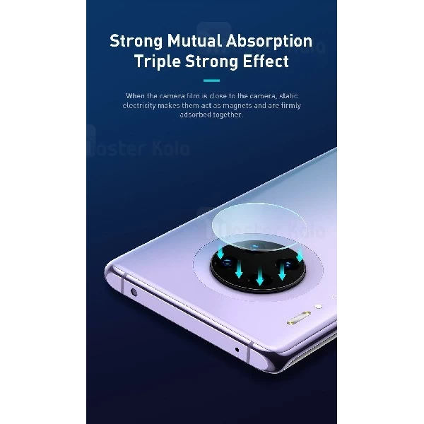 پک دوتایی محافظ لنز دوربین شیشه ای موبایل Huawei Mate 30 / 30 Pro Baseus SGHWMATE30-JT02