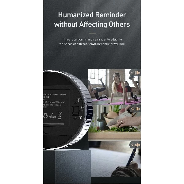 تایمر زنگ دار بیسوس Baseus Heyo Rotation Countdown Timer ACDJS-01